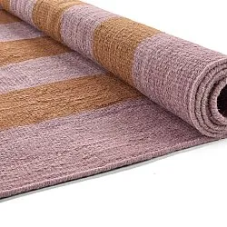 Wool rug - Garine (orange/pink)