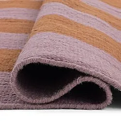 Wool rug - Garine (orange/pink)
