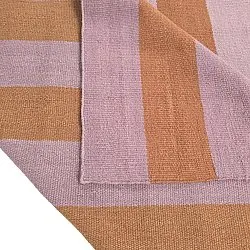 Wool rug - Garine (orange/pink)