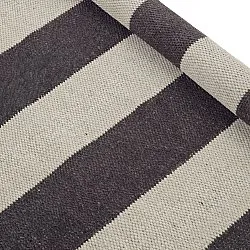 Wool rug - Garine (black/beige)