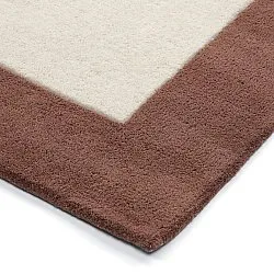 Wool rug - Gaya Hand Tufted Wool Premium (cream/brown)