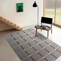 Wool rug - Gingham (no. 7)