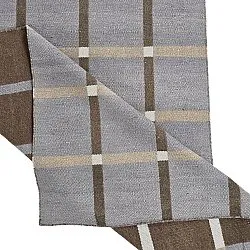 Wool rug - Gingham (no. 7)