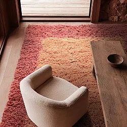Wool rug - Khenifra Handknot Wool Premium (orange/red)