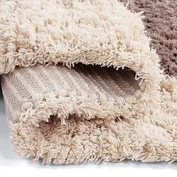 Wool rug - Khenifra Handknot Wool Premium (taupe/cream)