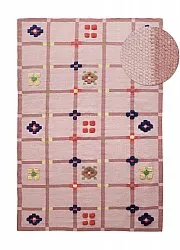 Wool rug - Lausanne Flatweave Tufted Premium (pink)
