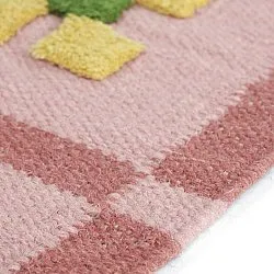 Wool rug - Lausanne Flatweave Tufted Premium (pink)