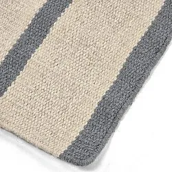 Wool rug - Luton (faded denim/white)