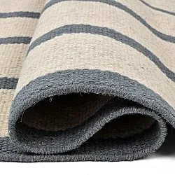 Wool rug - Luton (faded denim/white)