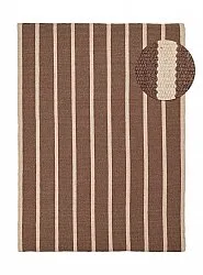 Wool rug - Luton (natural/deep taupe)