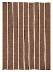Wool rug - Luton (natural/deep taupe)