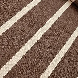 Wool rug - Luton (natural/deep taupe)