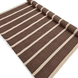 Wool rug - Luton (natural/deep taupe)