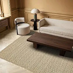 Wool rug - Monastir (brown/white)