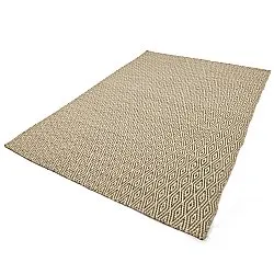 Wool rug - Monastir (brown/white)
