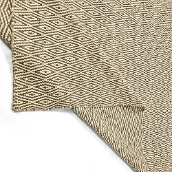 Wool rug - Monastir (brown/white)
