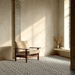 Wool rug - Monastir (black/white)