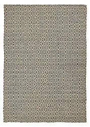 Wool rug - Monastir (black/white)