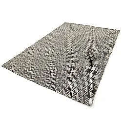 Wool rug - Monastir (black/white)