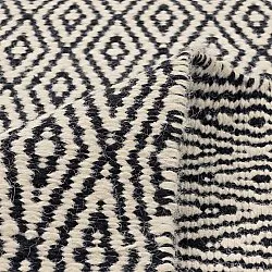 Wool rug - Monastir (black/white)