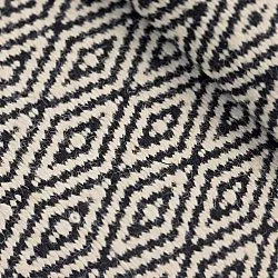 Wool rug - Monastir (black/white)