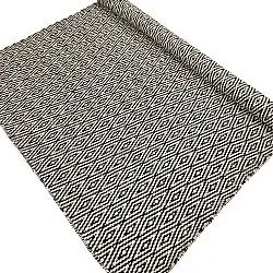 Wool rug - Monastir (black/white)