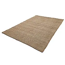 Wool rug - Ovelia (brown/white)