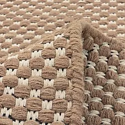 Wool rug - Ovelia (brown/white)