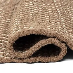 Wool rug - Ovelia (brown/white)