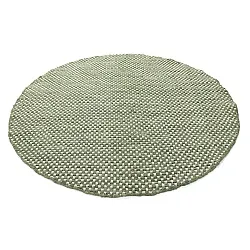 Round rug - Ovelia (green/white)