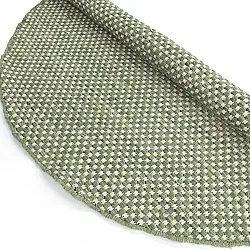 Round rug - Ovelia (green/white)