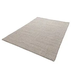 Wool rug - Ovelia (taupe/white)
