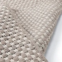 Wool rug - Ovelia (taupe/white)