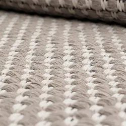Wool rug - Ovelia (taupe/white)