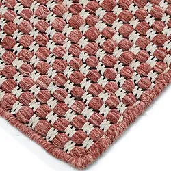 Wool rug - Ovelia (terracotta/white)