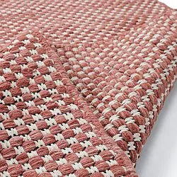 Wool rug - Ovelia (terracotta/white)