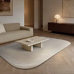 Wool rug - Puri Hand Tufted Wool Premium (cream/white)