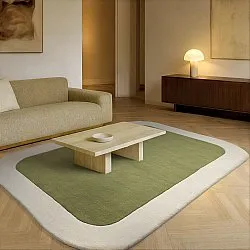 Wool rug - Puri Hand Tufted Wool Premium (green/cream)