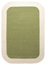 Wool rug - Puri Hand Tufted Wool Premium (green/cream)