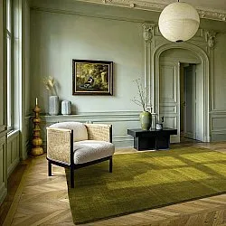Wool rug - Rozel Handloom Wool Premium (moss green)