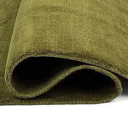 Wool rug - Rozel Handloom Wool Premium (moss green)