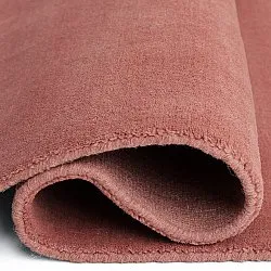 Wool rug - Rozel Handloom Wool Premium (dusty red)