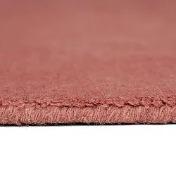 Wool rug - Rozel Handloom Wool Premium (dusty red)