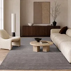 Wool rug - Rozel Handloom Wool Premium (light taupe)