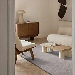 Wool rug - Rozel Handloom Wool Premium (light taupe)