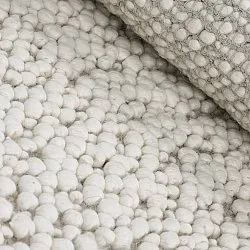 Wool rug - Sala Irregular Wool Bubble (cream)