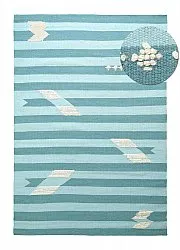 Wool rug - Serpa (light blue)