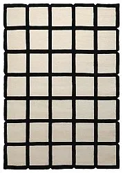 Wool rug - Syl Hand Tufted Wool Premium (black/white)