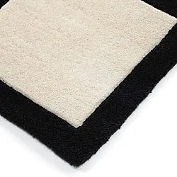Wool rug - Syl Hand Tufted Wool Premium (black/white)