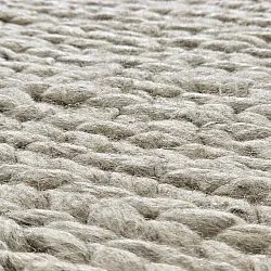 Wool rug - Talvia Braided Wool (grey)